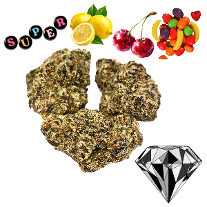 Super Lemon Cherry Runtz- Diamond Tier- THCa- Hybrid / 1 Gram